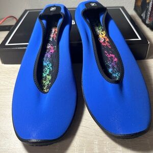 Arcopedico Electric Blue Slip-On Ballet Flats